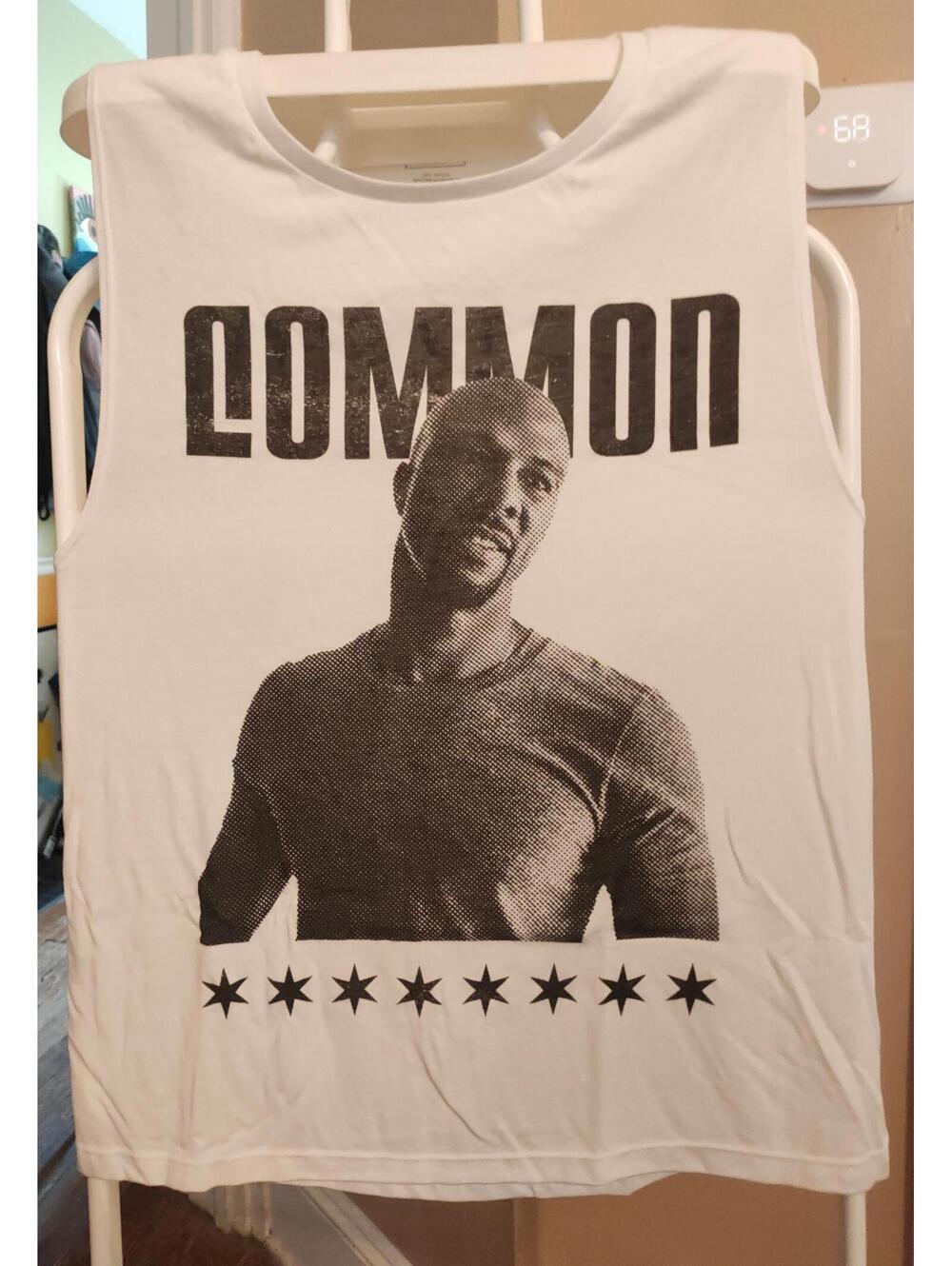 NEW - Common (rapper, rap, hip hop) - official white tour tank top - size Large